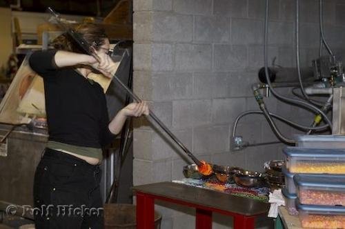 Photo: 
glass blowing photo