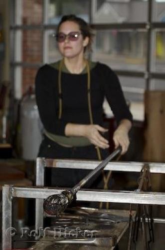 Photo: 
Glassblower