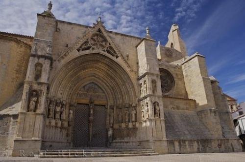 Photo: 
Gothic Portal Basilica De Santa Maria La Mayor Spain