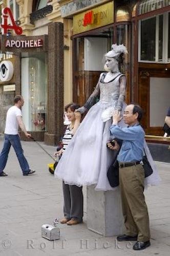 Photo: 
Graben Square Busker Vienna