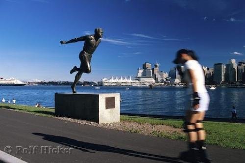 Photo: 
Harry Jerome Statue Stanley Park Vancouver