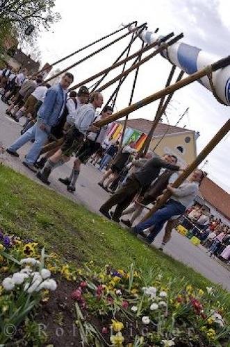 Photo: 
Historical Pole Raising