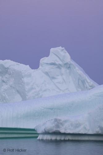 Photo: 
Iceberg Detail Twilight Photo