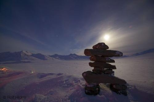 Photo: 
Inukshuk Moon