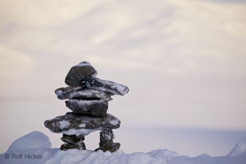 Photo: 
inukshuk sign