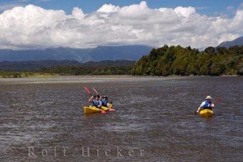 Photo: 
Kayaking Okarito Lagoon New Zealand