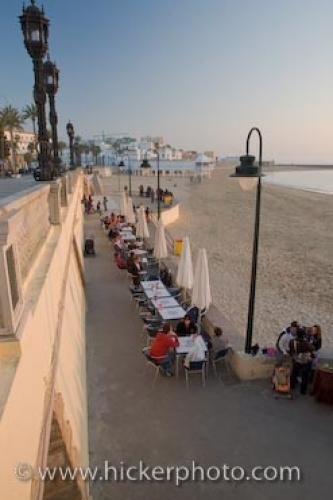 Photo: 
La Caleta Beach Cafe Cadiz City Andalusia