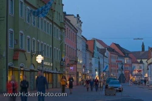 Photo: 
Main Street Shops Freising Bavaria Germany