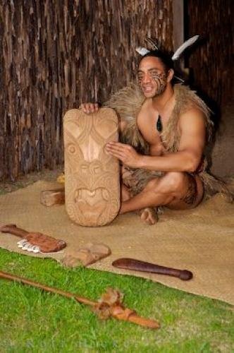 Photo: 
Maori Carvings Wairakei Terraces