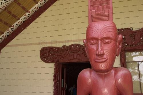 Photo: 
Maori Culture Waitangi Meeting House