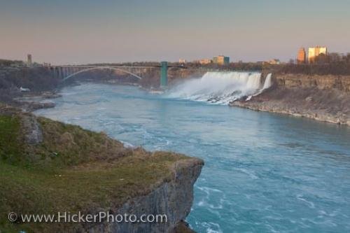 Photo: 
New York State American Falls Ontario Sunset