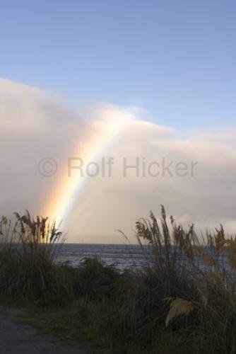 Photo: 
Lake Manapouri Rainbow New Zealand