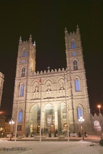 Photo: 
Notre Dame Cathedral Winter Quebec