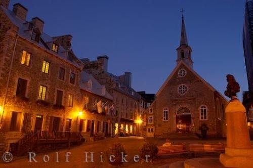 Photo: 
L Eglise Notre Dame Des Victoires Place Royale Quebec City Canada