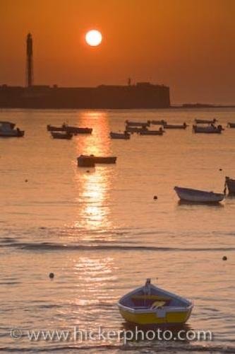 Photo: 
Ocean Beach Sunset La Caleta Andalucia Spain