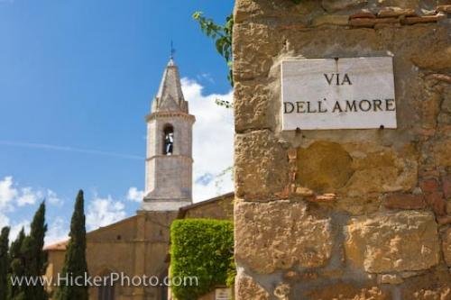 Photo: 
Old Bell Tower Pienza Tuscany Italy