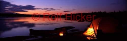 Photo: 
panoramic camping canoe