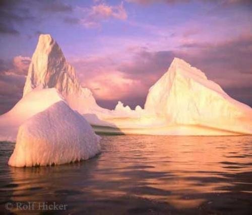 Photo: 
Iceberg at Sunset Pictures Of Icebergs
