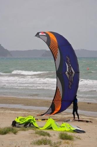 Photo: 
Power Kite Orewa Beach New Zealand