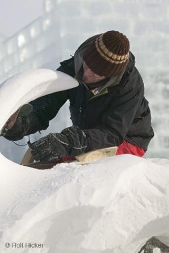Photo: 
snow sculpture