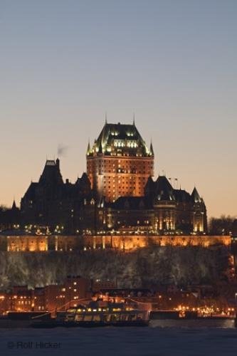 Photo: 
Old Quebec City Winter Twilight
