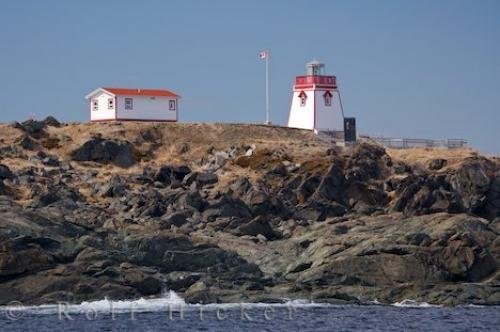 Photo: 
Rocky Coastline St Anthony Lighthouse Newfoundland