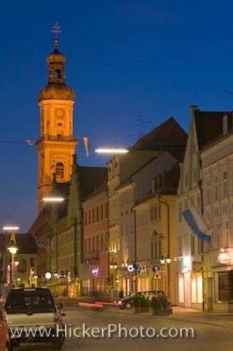 Photo: 
Saint Georges Church Bell Tower Freising Germany