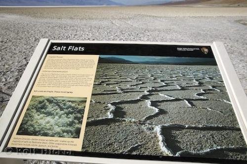 Photo: 
Salt Flats Sign
