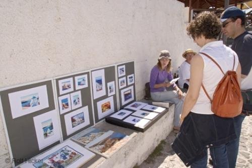 Photo: 
Street Artist Souvenir Fira Santorini