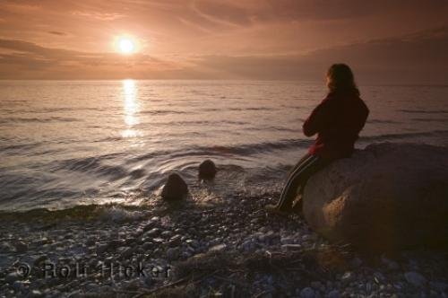 Photo: 
Simcoe Lake Sun Set