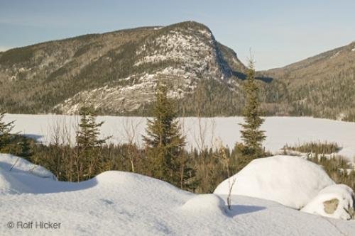 Photo: 
Snow Scenery Laurentian Mountains