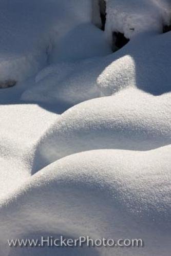 Photo: 
Soft Snow Mounds Austria Winter Sunlight