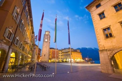 Photo: 
Square III Novembre Riva Del Garda Lake Waterfront Italy