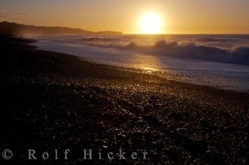 Photo: 
Sunset Gillespies Beach South Island