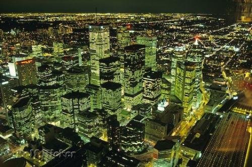 Photo: 
Downtown Toronto Ontario Night Lights