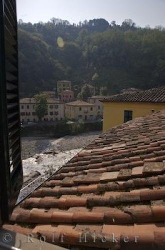 Photo: 
Tuscan Townscape Bagni Di Lucca Italy