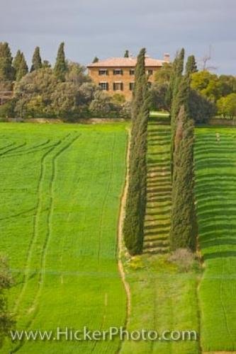 Photo: 
Tuscan Villa Siena Scenic Countryside Tuscany Italy
