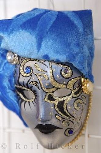 Photo: 
Venetian Mask Gift Market Stall Czech Republic