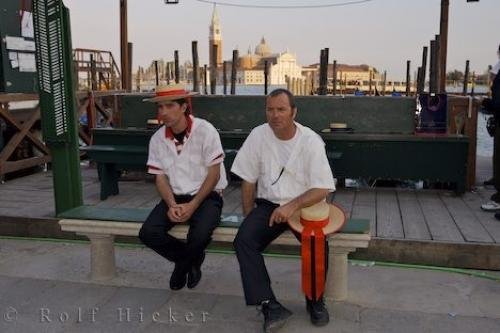 Photo: 
Venice Gondoliers Italy