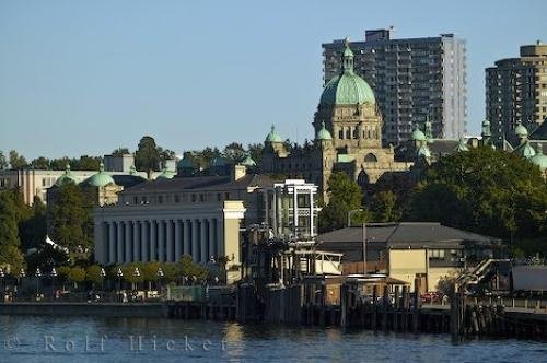 Photo of the Royal London Wax Museum and Parliament Buildings in Victoria, BC, Canada. Photo: 
Victoria BC Buildings