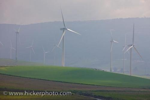 Photo: 
Wind Turbines Zahara De Los Atunes Cadiz Andalusia Spain