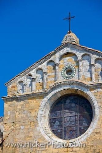 Photo: 
Rose Window Picture Volterra Duomo Tuscany Italy