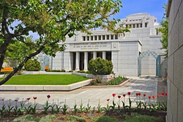 Photo: 
Alberta Temple Grounds Cardston Southern Alberta