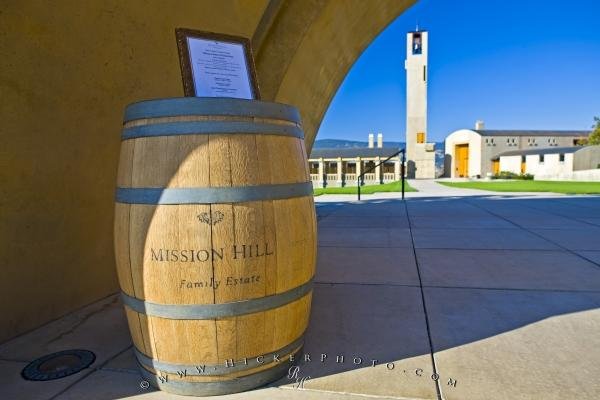 Photo: 
Wine Barrel Mission Hill Family Estate Winery BC