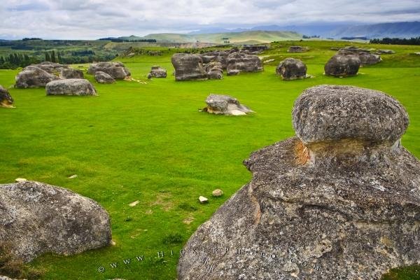 Photo: 
Ancient Limestone Formations Elephant Rocks New Zealand