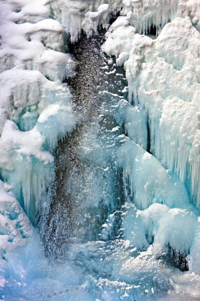 Photo: 
Frozen Waterfall Picture Winter Scene