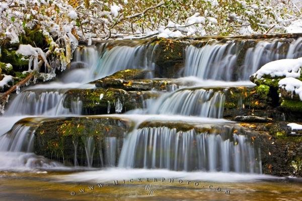Photo: 
Beautiful Ice Fringed Winter Waterfall