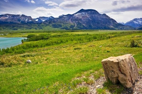 Photo: 
Middle Waterton Lake Scenery Alberta