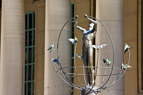 Photo: 
Monument To Multiculturalism Union Station Toronto Ontario Canada