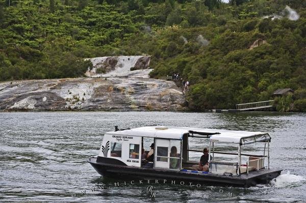 Photo: 
Orakei Korako Boat New Zealand
